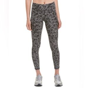 Reactive Women’s Black Abstract Print Active Leggings | XL